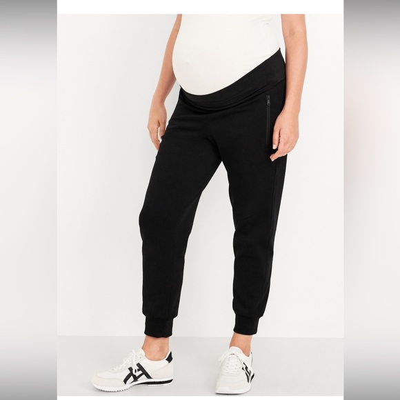 NWT Old Navy Maternity Dynamic Fleece Rollover Waist Joggers | Size XXL - Picture 2 of 10